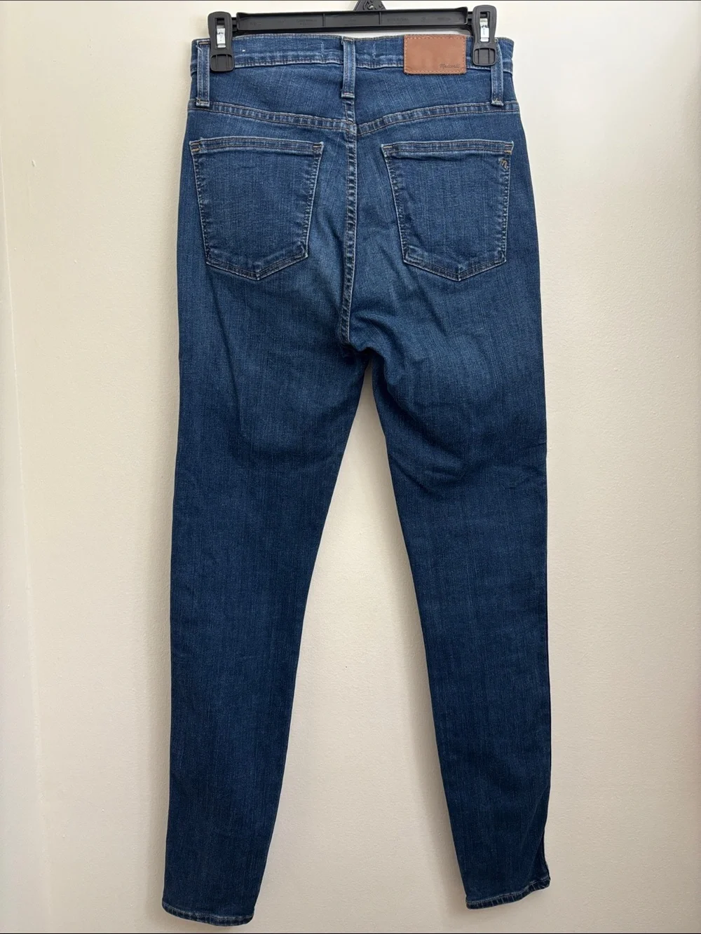 Madewell Dark Blue High-Rise Skinny Jeans